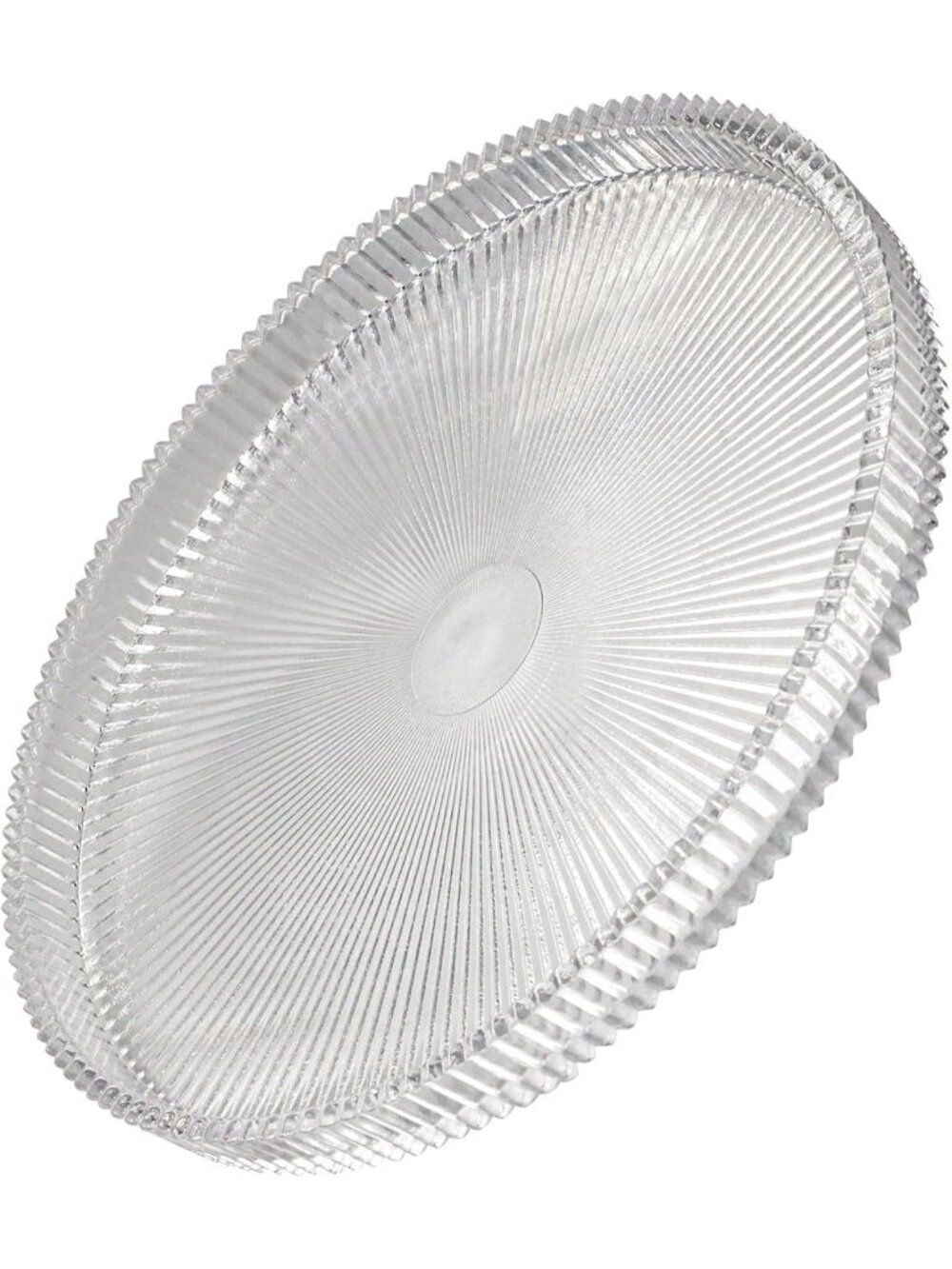 Stylish 10-Inch Round Glass Serving Tray & Decorative Food Platter for